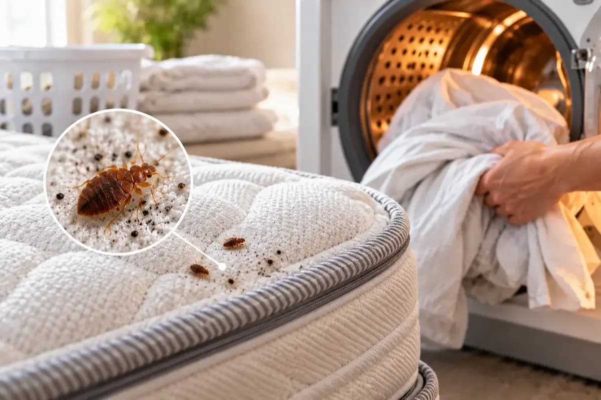 Professional heat treatment equipment used to raise room temperature against bed bugs